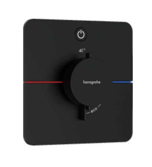 Hansgrohe Showerselect Comfort Q Thermostat For Concealed Installation For 1 Function Matt Black