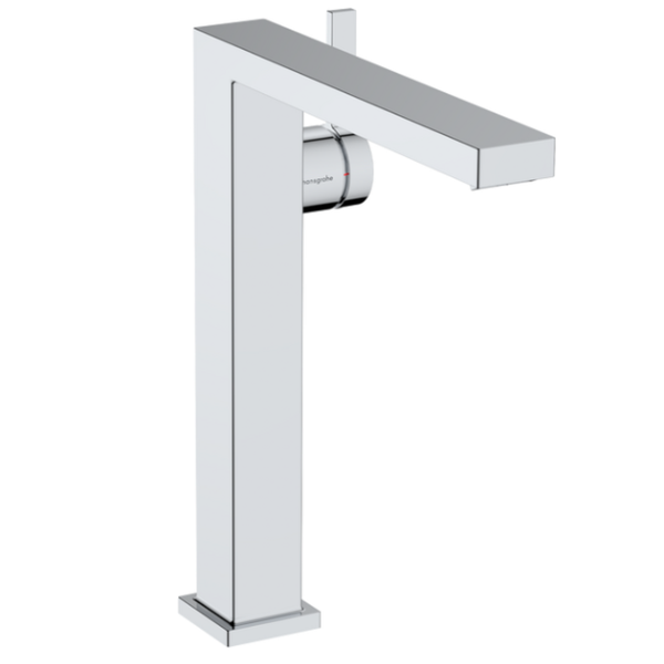 Hansgrohe Tecturis E Single Lever Basin Mixer 240 Fine Coolstart W/O Waste Brushed Black Chrome