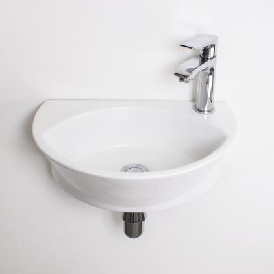 Rounded Wall Mounted Basin 410x290x145mm