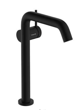Tecturis S Single Lever Basin Mixer 240 Fine CoolStart for Wash Bowls Without Waste Set Matt Black