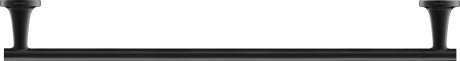 Starck T Towel Rail Black Matt 610X73X50 mm