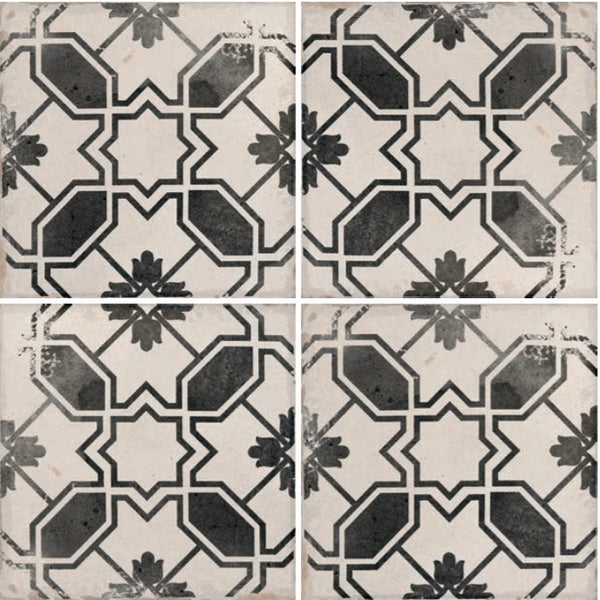 H15 Caleta Black 150x150x8.8mm Porcelain Matt Tiles (0.585sqm/box)