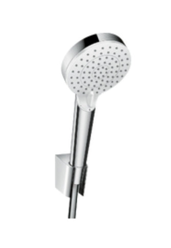 Hansgrohe Crometta Shower Holder Set 100 Vario Ecosmart 9 L/Min With Shower Hose 160 Cm White/Chrome