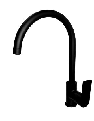 Dune Black Single Hole Sink Mixer