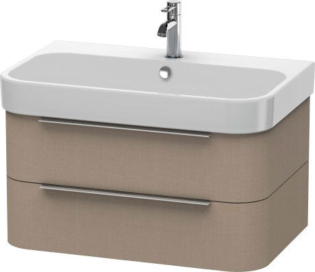 Happy D.2 Vanity Unit Wall-Mounted Linen Matt 775x479x380 mm