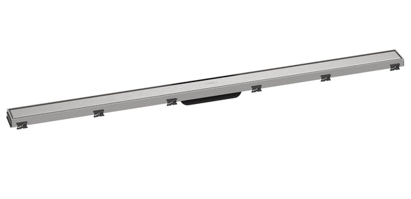 RainDrain Match Finish Set Shower Drain With Height Adjustable Frame Stainless steel 1200mm