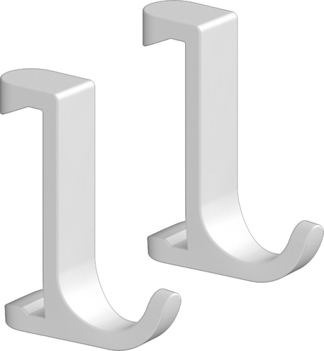 Hansgrohe Wallstoris Towel Hook Slim Matt White