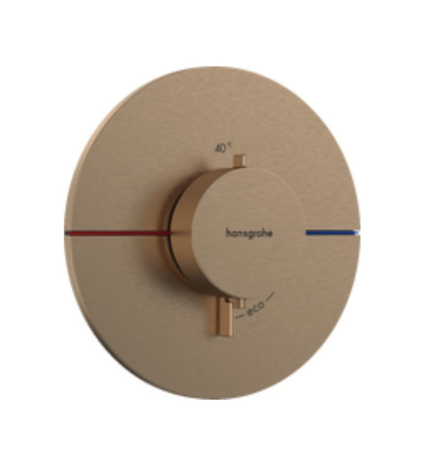 Hansgrohe Showerselect Comfort S Thermostat For Concealed Installation Brushed Bronze