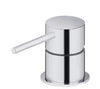 Round Deck Mounted Bath Mixer Chrome