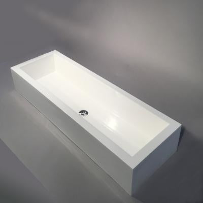 Trough Countertop Basin Concrete 1200x400x200mm