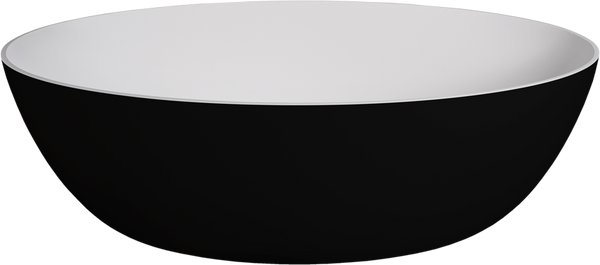 Gabriella Bath NOF Matte Black 1500x800x465