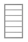 Spartan Boxx (520) Straight Brushed Right (935 X 520 X 118)