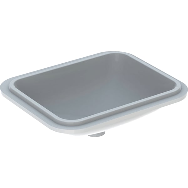 VariForm under-countertop washbasin, rectangular: B1=45cm, T=44cm, Tap hole=without, Overflow=withou