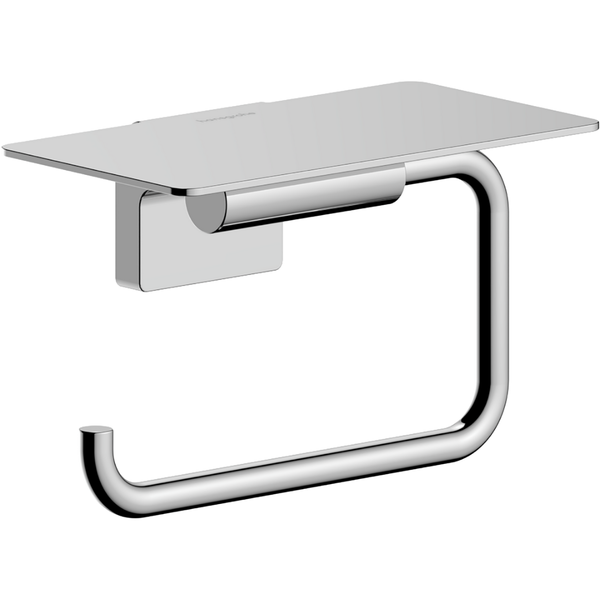 AddStoris S Roll Holder with Shelf - Chrome