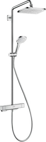 Hansgrohe Croma E Showerpipe 280 1Jet With Thermostat Ecostat E Chrome