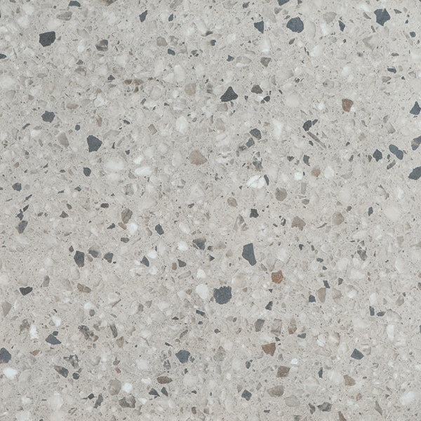 Terrazzo Light Grey Matt Stoneware Porcelain 600X600X10mm (1.44Sqms/Bx)