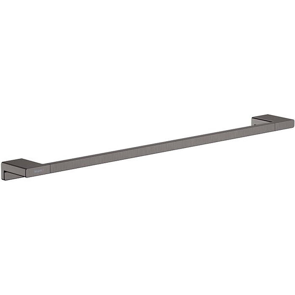 Hansgrohe Addstoris Bath Towel Rail Brushed Black Chrome