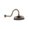 Bijiou Shower Rose Including Arm 200mm De Flumen Bronze