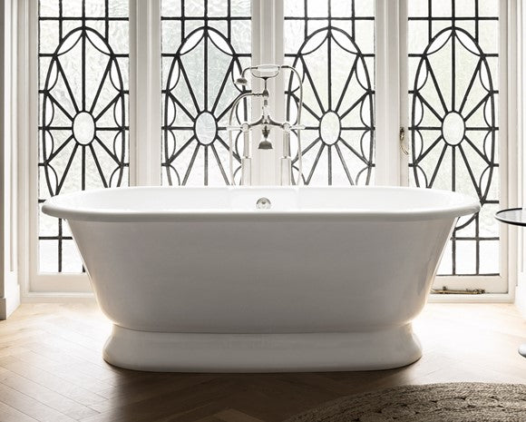 York Freestanding Bath Polished White 1742X799X625mm