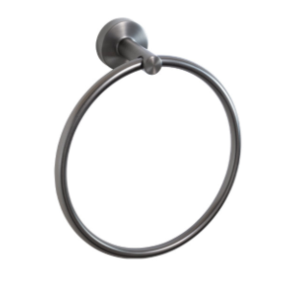 Ginger Towel Ring Gunmetal