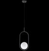 230V 3.5W G9 LED Short Luna Pendant Light Charcoal Black