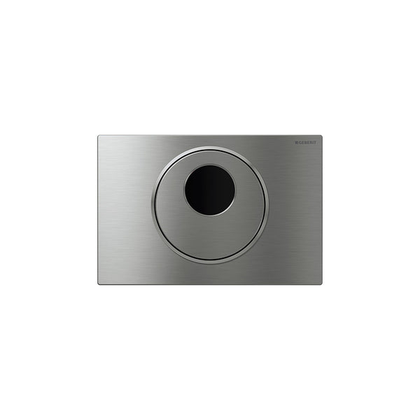 Sigma10 Mains Powered Infrared Touchless Dual Flush Plate - Stainless Steel
