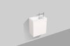 Enzo 540 White Single Drawer Vanity Set