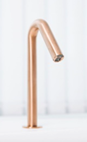 Sintra Faucet Powered By Ip67 Dual Power Input Box With A 9V Transformer Pvd Copper Finish