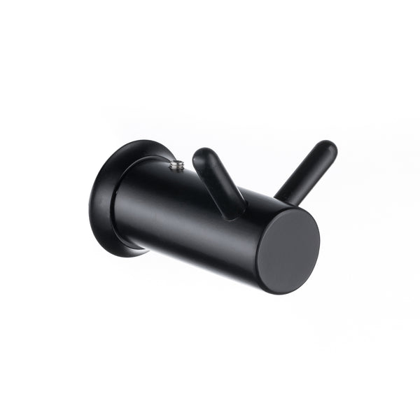 Allure Black Double Robe Hook