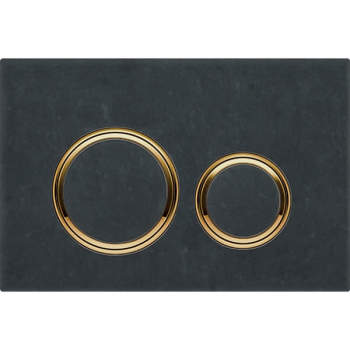 Sigma 21 Dual Flush Actuator With Zinc Frame In PVD Brass