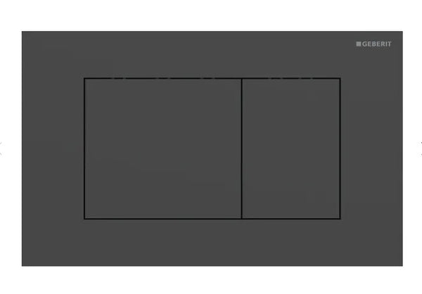 Sigma40 Actuator Plate for Dual Flush, Square - Matt Black