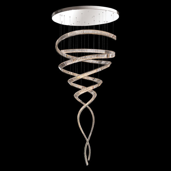 200W LED Lrg BallerinaCrystal Chand. Dim