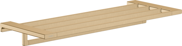 Hansgrohe Addstoris Towel Rack With Towel Rail Brushed Bronze