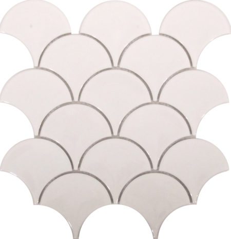 Fan White Gloss (90x85x6) 259x273 (16 Sheet / m²)