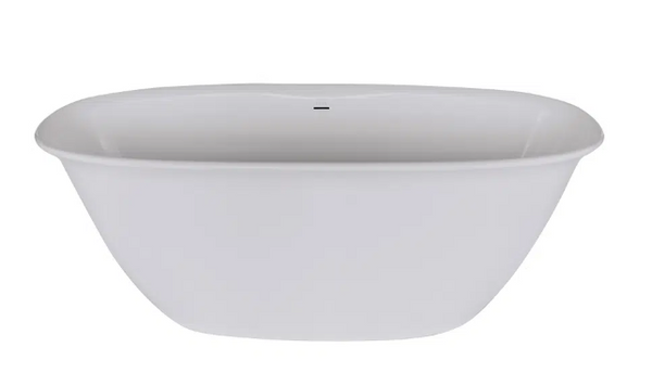 Brooke Bath IOF Polished White 1650x800x600