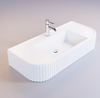 Greco Countertop Basin Matt White 900x400x175mm