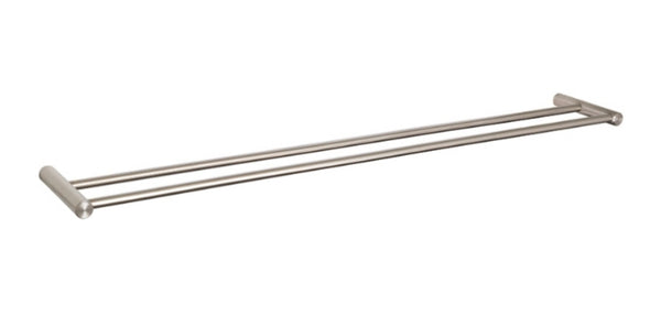 Double Towel Rails 800mm Stainless