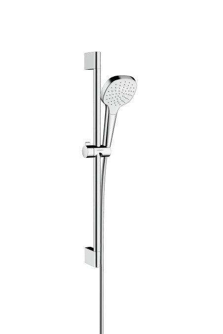 Hansgrohe Croma Select E Shower Set 110 1Jet With Shower Bar 65 Cm White/Chrome