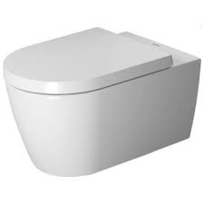 ME By Starck Wall-Mounted Toilet WhiteRimless With Hygieneglaze