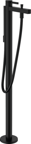 Hansgrohe Finoris Single Lever Bath Mixer Floor-Standing Matt Black