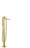 Hansgrohe Metropol Single Lever Bath Mixer Floor-Standing With Lever Handle Polished Gold Optic