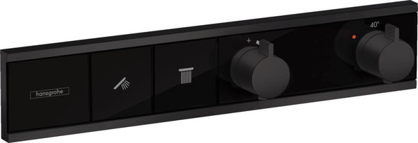 Hansgrohe Rainselect Thermostat For Concealed Installation For 2 Functions Matt Black