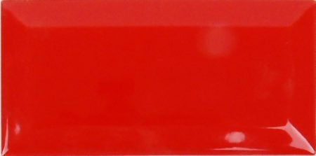 Rojo Bevelled Subway Tile (75x150) Piece (88 Sheet / m²)