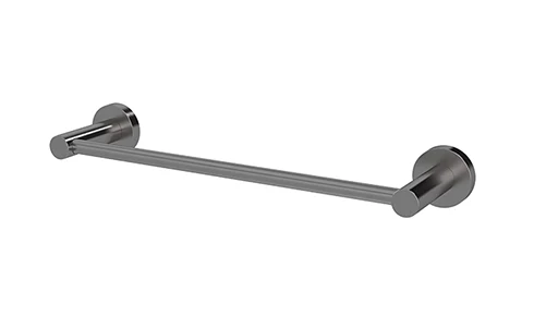 Single towel rail 300mm - Gun Metal