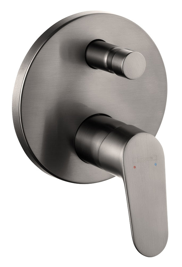 Hansgrohe Decor Single Lever Bath Mixer For Concealed Installation Brushed Black Chrome