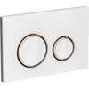 Sigma21 for dual flush, metal colour red gold