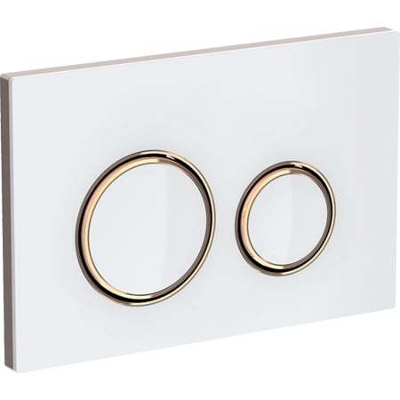 Sigma21 for dual flush, metal colour red gold