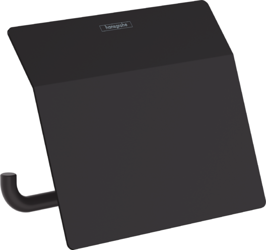 Hansgrohe Addstoris Toilet Paper Holder With Cover Matt Black