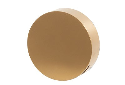 Round Bath filler/Overflow Brushed Brass