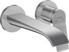 Vivenis Single lever basin mixerwall-mounted with spoutChrome